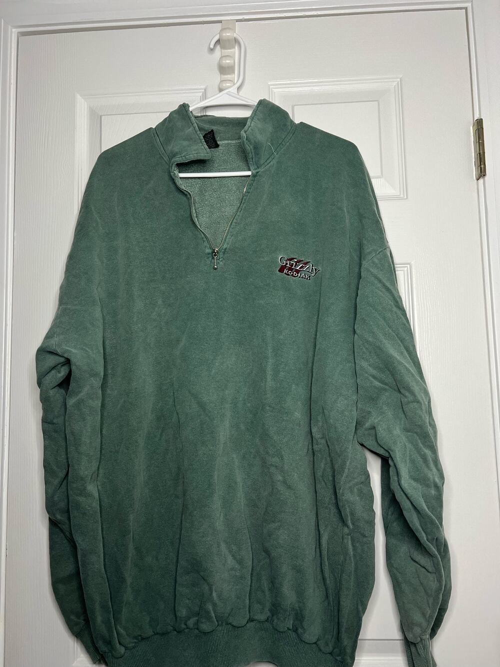 Kodiak Grizzly Men's Green Quarter 1/4 Zip Size XL Canada